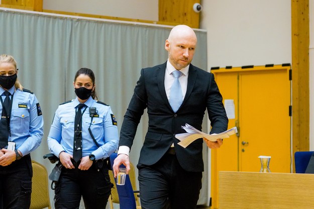 Breivik ponownie pozywa państwo, chce złagodzenia izolacji /Ole Berg-Rusten / POOL /PAP/EPA