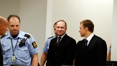 Breivik z uśmiechem na twarzy słuchał wyroku