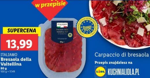 Bresaola della Valtellina Lidl /lidl.pl /INTERIA.PL