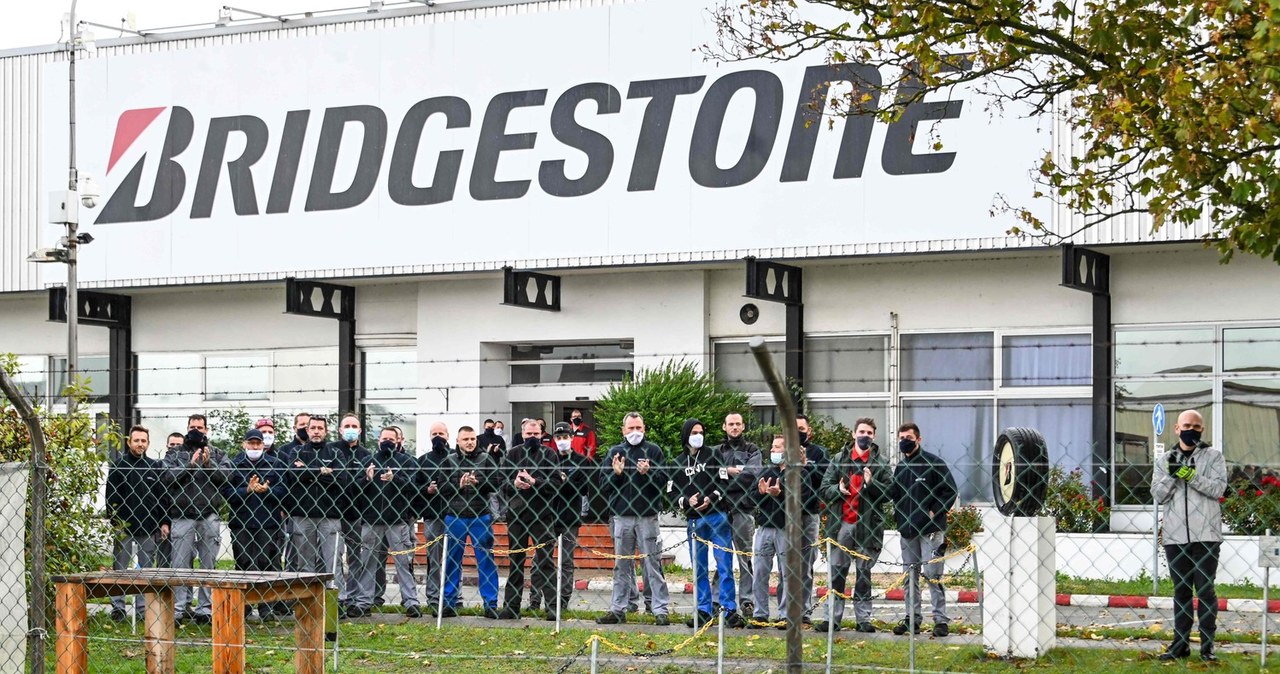 Bridgestone, fabryka w Bethune (północna Francja) /AFP