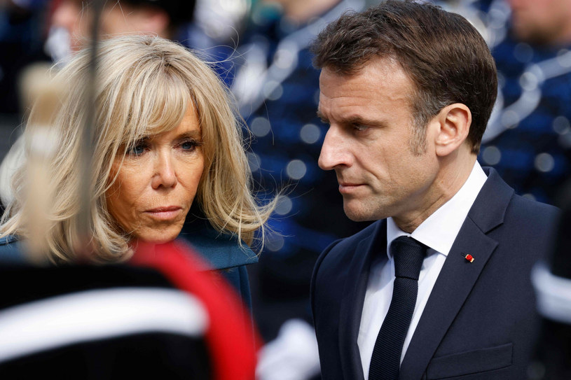 Brigitte i Emmanuel Macron /LUDOVIC MARIN /East News