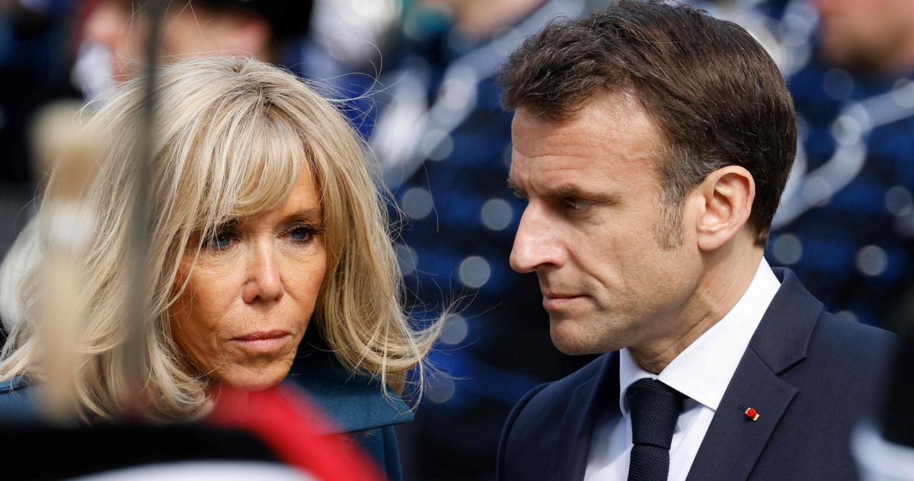 Brigitte i Emmanuel Macron /LUDOVIC MARIN /East News