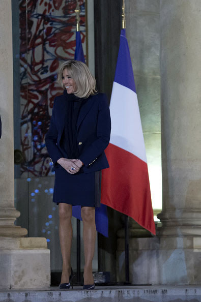 Brigitte Macron. Paryż /Getty Images