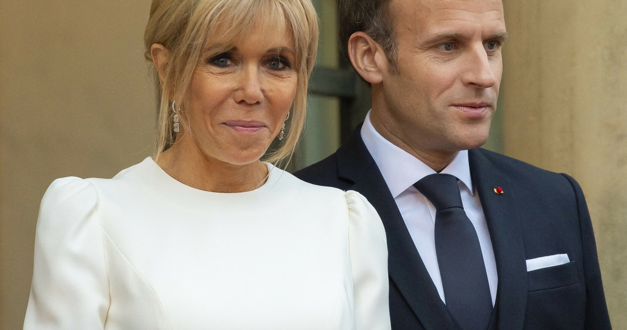 Brigitte Macron  z mężem Emmanuelem /Blondet Eliot/ABACA/Abaca/East News /East News