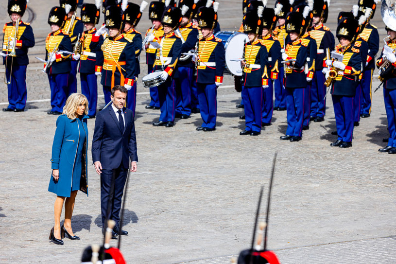 Brigitte Macron znów jest na językach /Patrick van Katwijk  /Getty Images