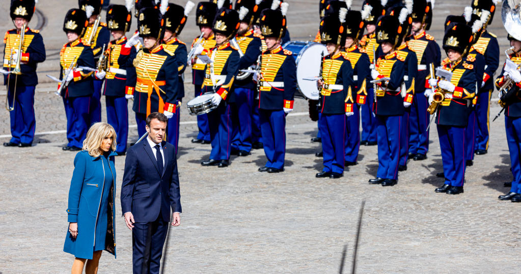 Brigitte Macron znów jest na językach /Patrick van Katwijk  /Getty Images