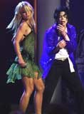 Britney Spears i Michael Jackson w Madison Square Garden /WENN