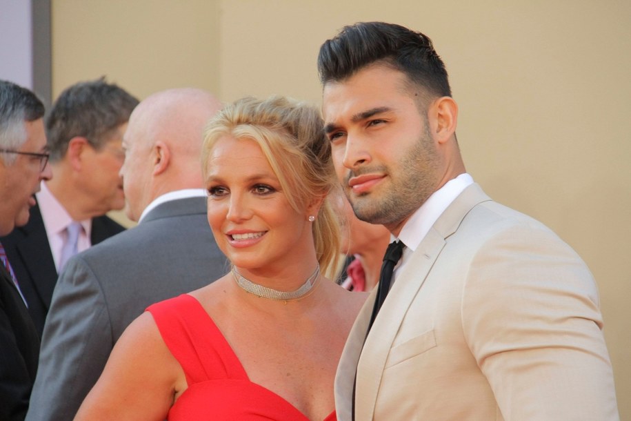 Britney Spears i Sam Asghari /	Joseph Martinez / PictureLux /PAP/Photoshot