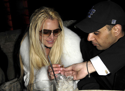 Britney Spears i Sam Lufti - fot. Toby Canham /Getty Images/Flash Press Media