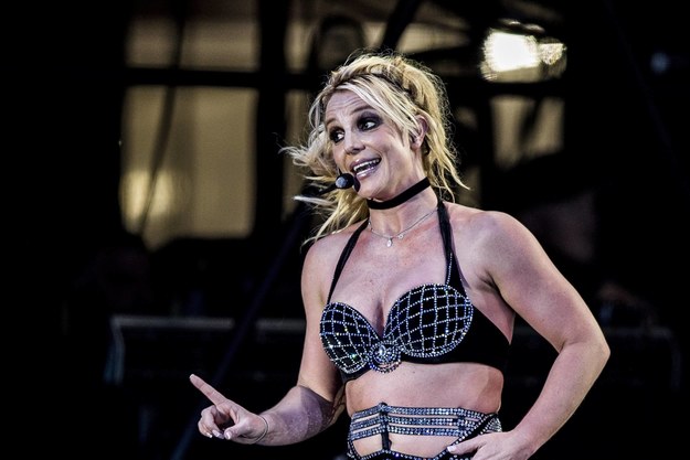 Britney Spears podczas koncertu w 2018 roku. /Gonzales Photo/Lasse Lagoni /PAP/Photoshot