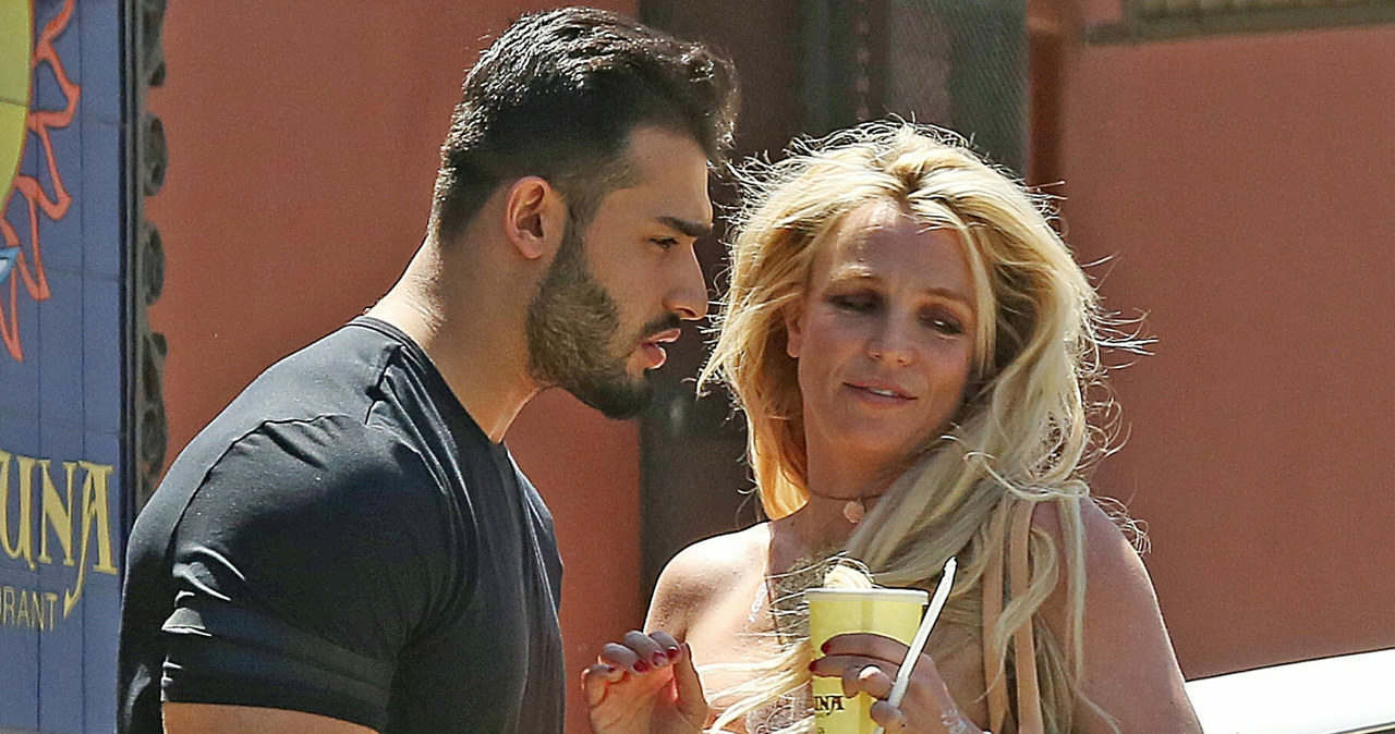 Britney spears z mężem Samem Asghari /Coleman-Rayner /East News