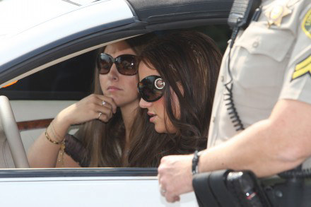 Britney za kierownicą często oznacza kłopoty /arch. AFP