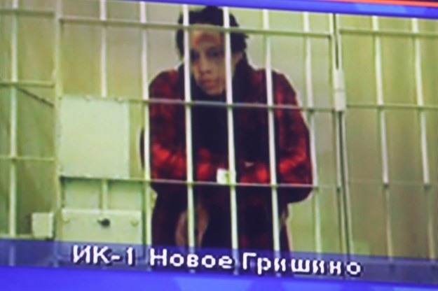 Brittney Griner ma spędzić w więzieniu 9 lat /MAXIM SHIPENKOV    /PAP