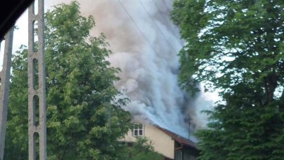 Brody: Pożar domu jednorodzinnego