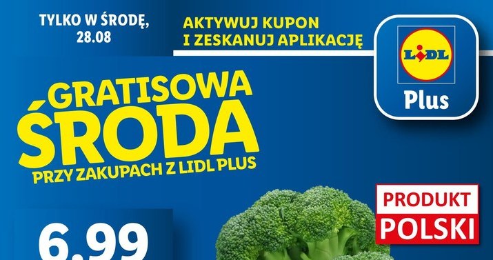 Brokuły 1+1 gratis w Lidlu /Lidl /INTERIA.PL