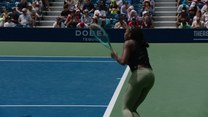 Broniąca tytułu Gauff i złota medalistka olimpijska Paolini trenują przed US Open. WIDEO