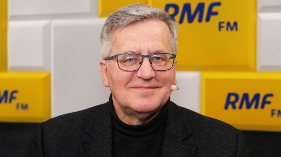 Bronisław Komorowski gościem Popołudniowej rozmowy w RMF FM /Michał Dukaczewski /RMF FM