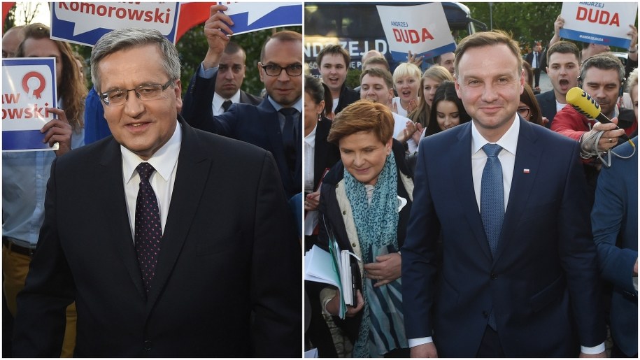 Bronisław Komorowski i Andrzej Duda /Radek Pietruszka /PAP