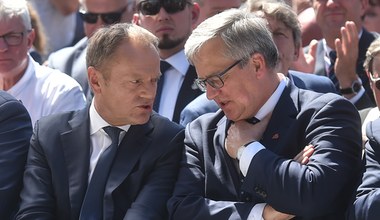 Bronisław Komorowski o "radykalnym zwrocie" Donalda Tuska