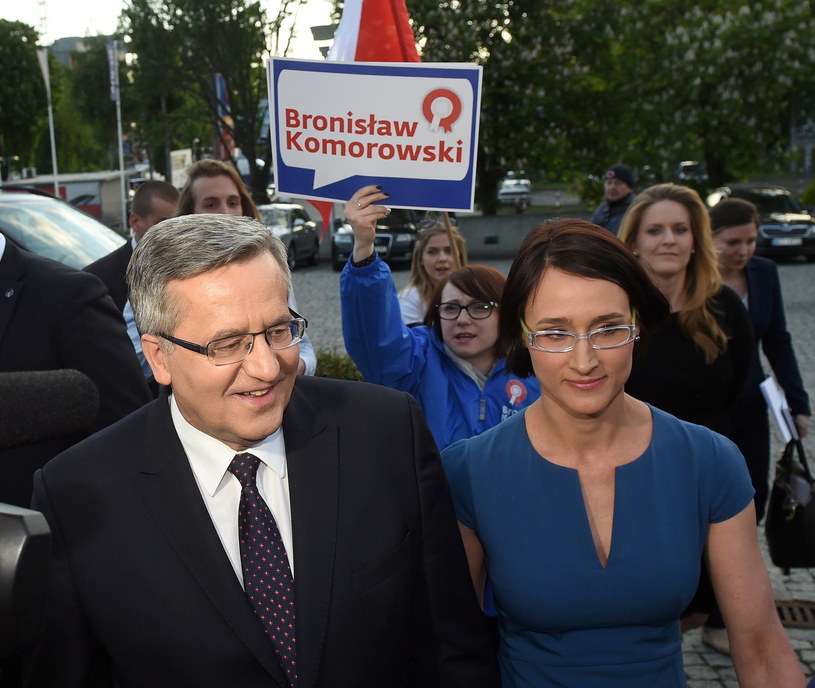 Bronisław Komorowski przed debatą /PAP