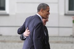 Bronisław Komorowski przywitał Prezydenta USA