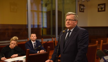 Bronisław ​Komorowski zeznawał w sądzie