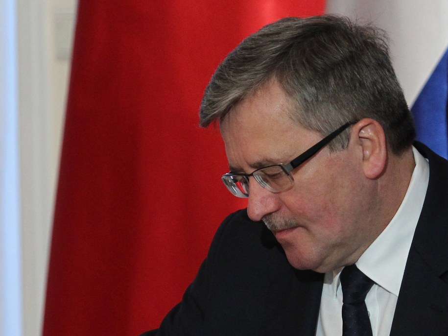 Bronisław Komorowski /Radek Pietruszka /PAP