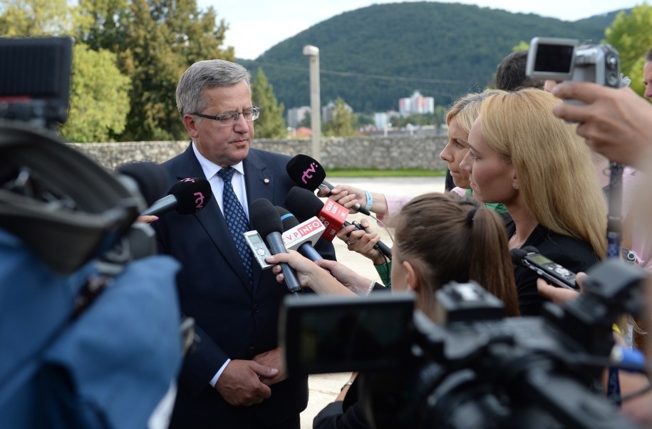 Bronisław Komorowski /Jacek Turczyk /PAP