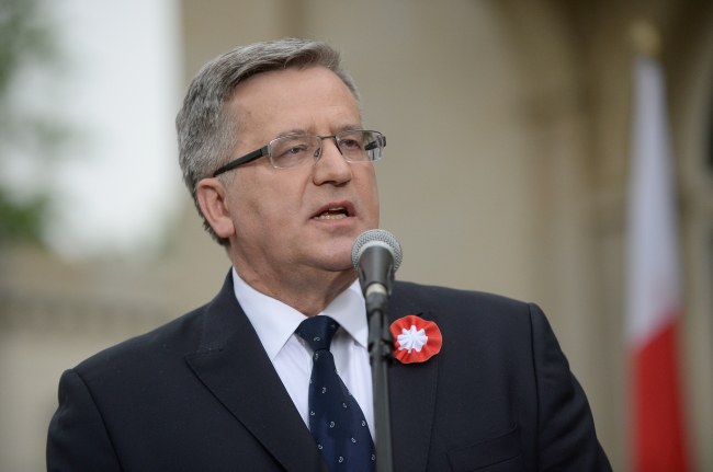 Bronisław Komorowski /PAP/Bartłomiej Zborowski /PAP
