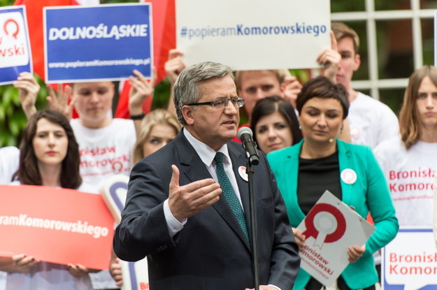 Bronisław Komorowski /PAP/Maciej Kulczyński  /PAP