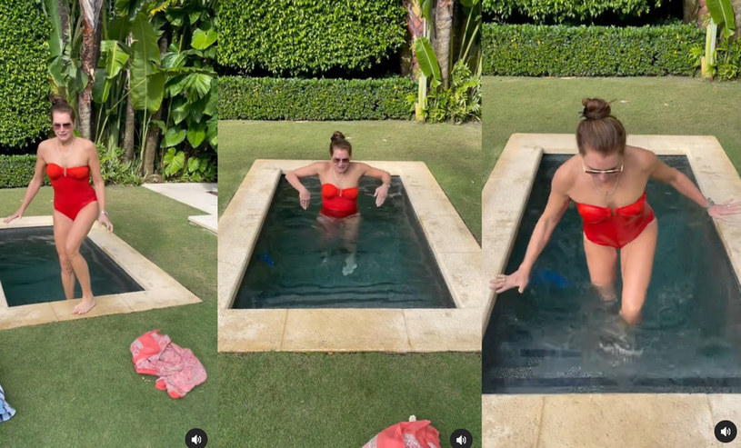 Brooke Shields zanurzyła się w lodowatej wodzie /www.instagram.com/brookeshields /Instagram