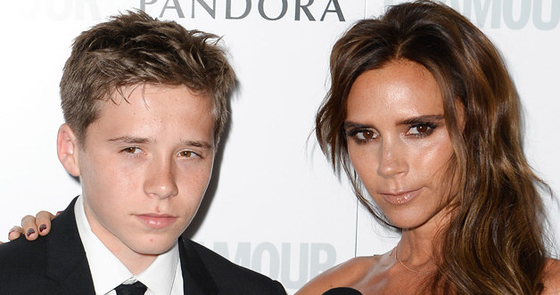 Brooklyn i Victoria Beckham /Gareth Cattermole /Getty Images