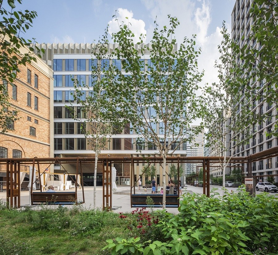 Browary Warszawskie - przestrzeń nagrodzona w czasie 8. edycji Nagrody Architektonicznej Prezydenta Warszawy /fot. Juliusz Sokołowski /Materiały prasowe