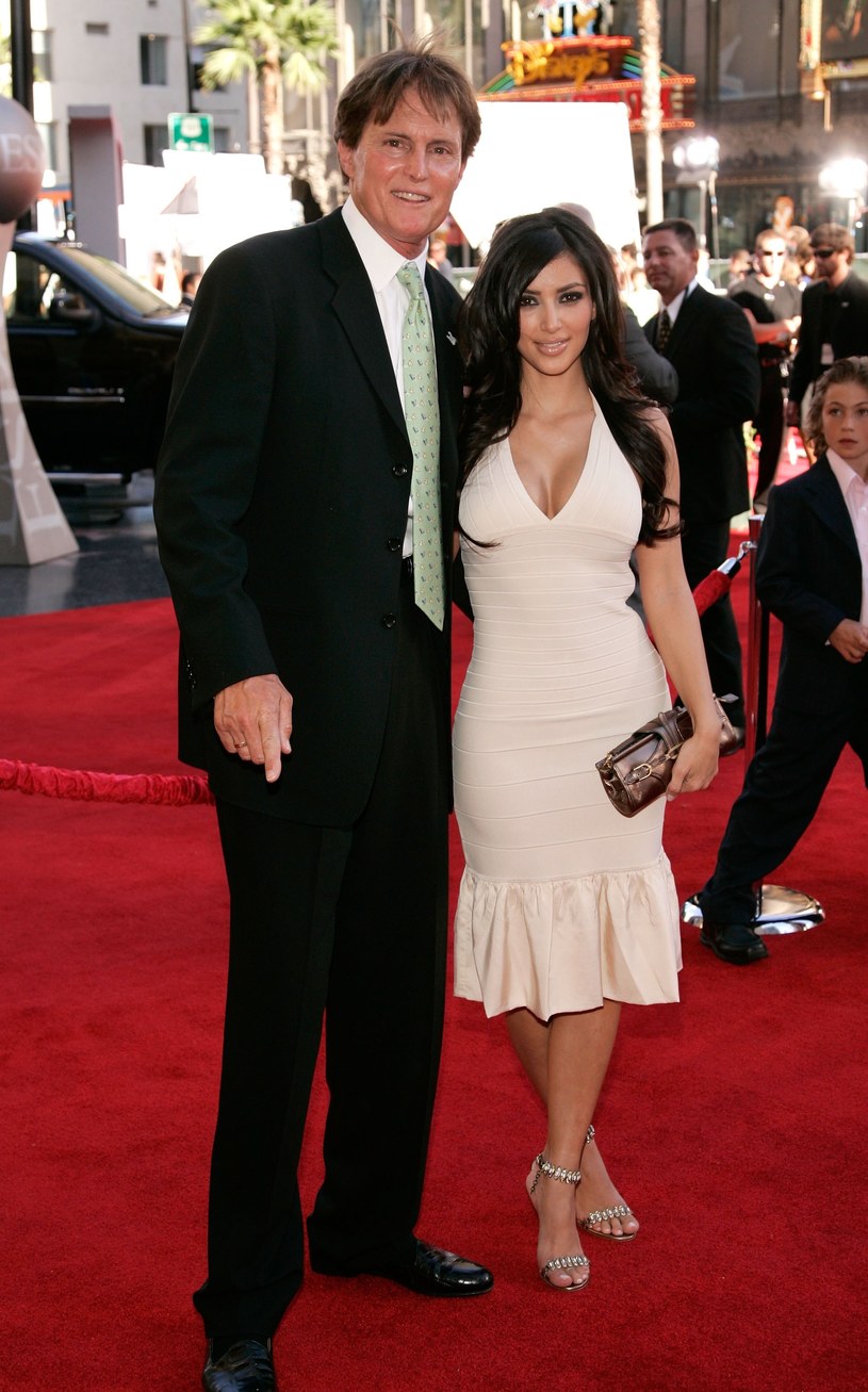 Bruce Jenner i Kim Kardashian /Vince Bucci /Getty Images