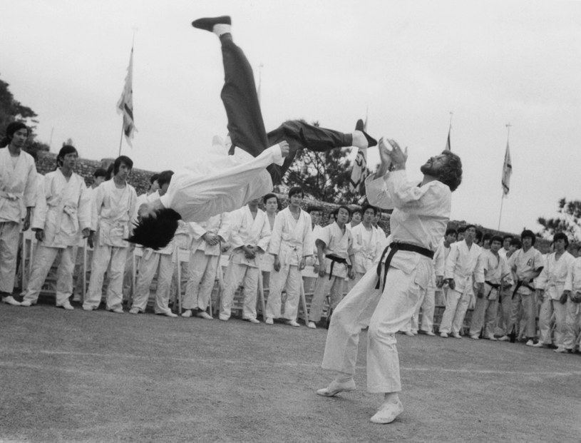 Bruce Lee i Bob Wall w "Wejściu smoka" /Michael Ochs Archives /Getty Images