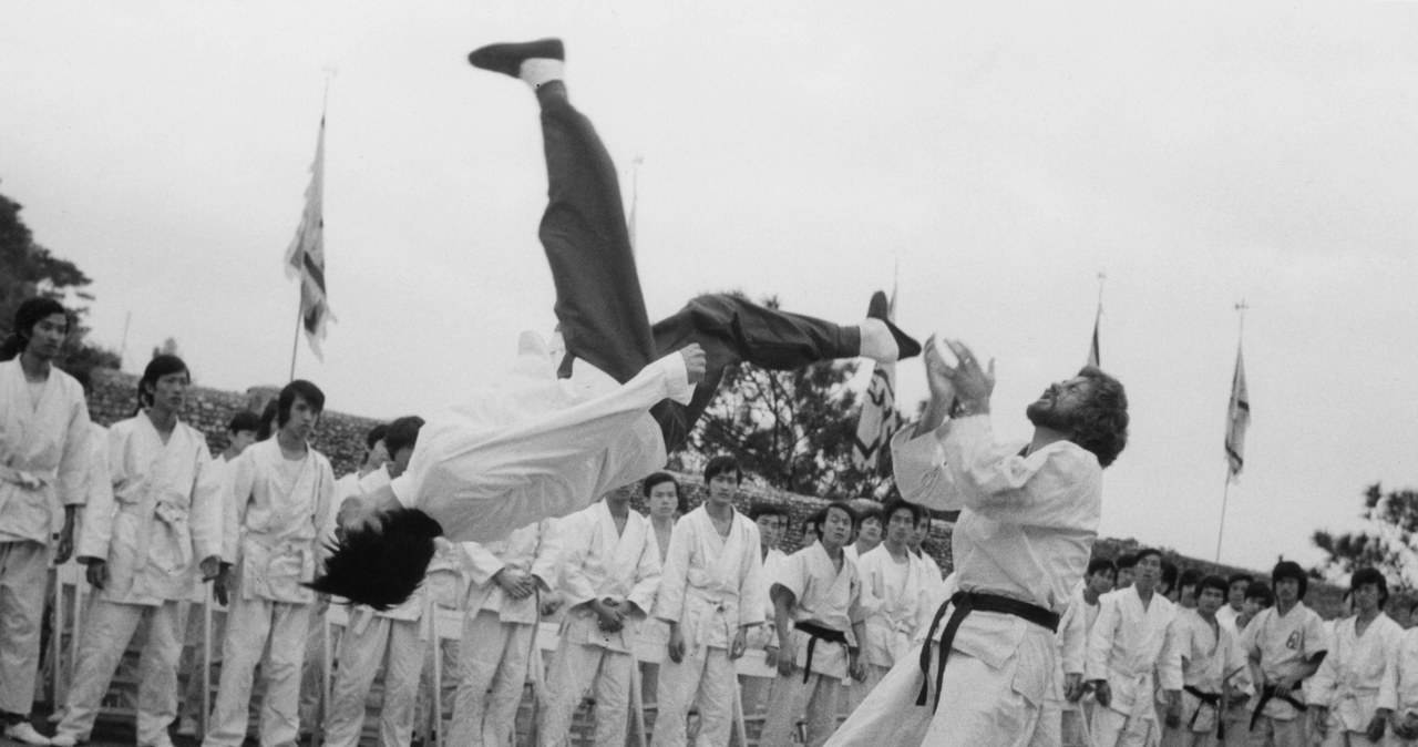 Bruce Lee i Bob Wall w "Wejściu smoka" /Michael Ochs Archives /Getty Images