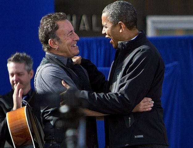 Bruce Springsteen i Barack Obama - fot. Mark Hirsch /Getty Images/Flash Press Media