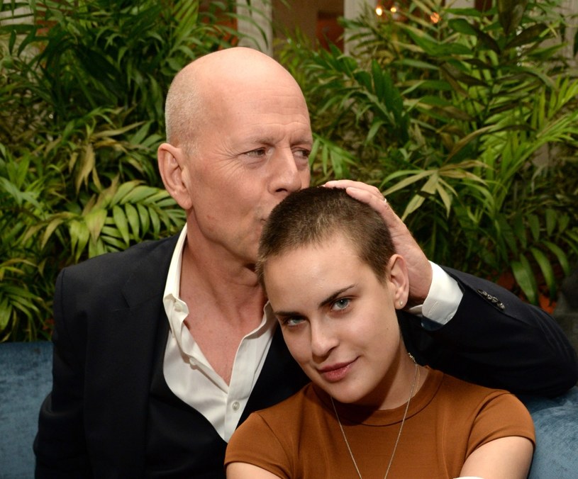 Bruce Willis i jego córka Tallulah Willis w 2015 roku w Nowym Jorku /Kevin Mazur/WireImage /Getty Images