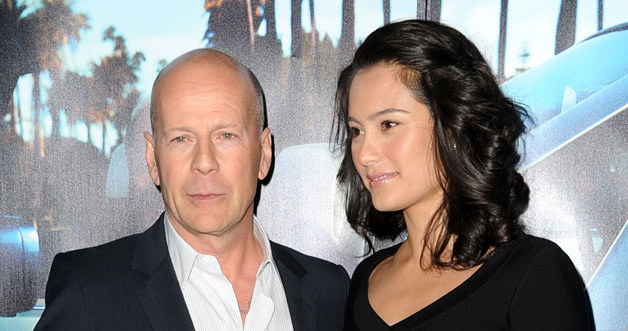 Bruce Willis i jego żona Emma Hemming. &nbsp; /Frazer Harrison /Getty Images