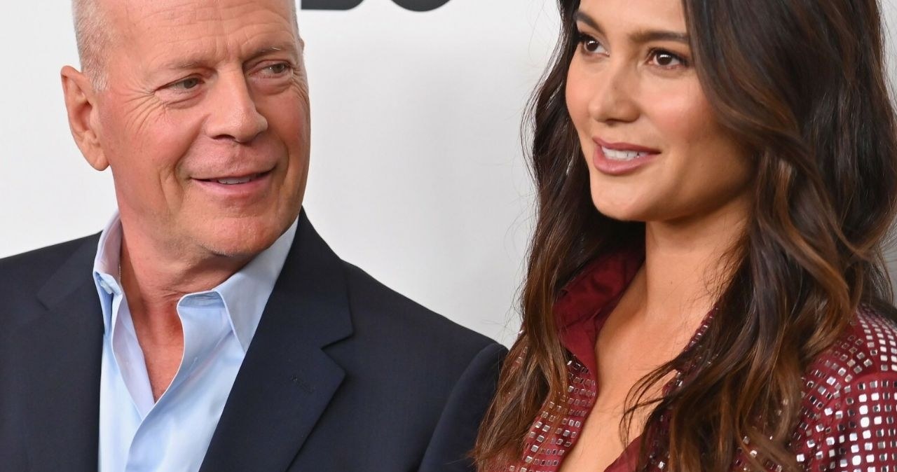 Bruce Willis i żona Emma Heming Willis /ANGELA WEISS/AFP/East News /East News