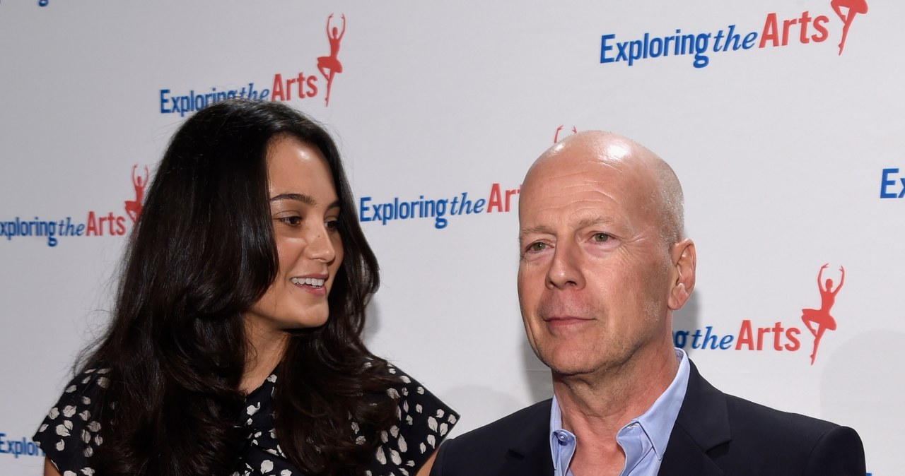 Bruce Willis z drugą żoną, Emmą Heming /Larry Bussaca /Getty Images