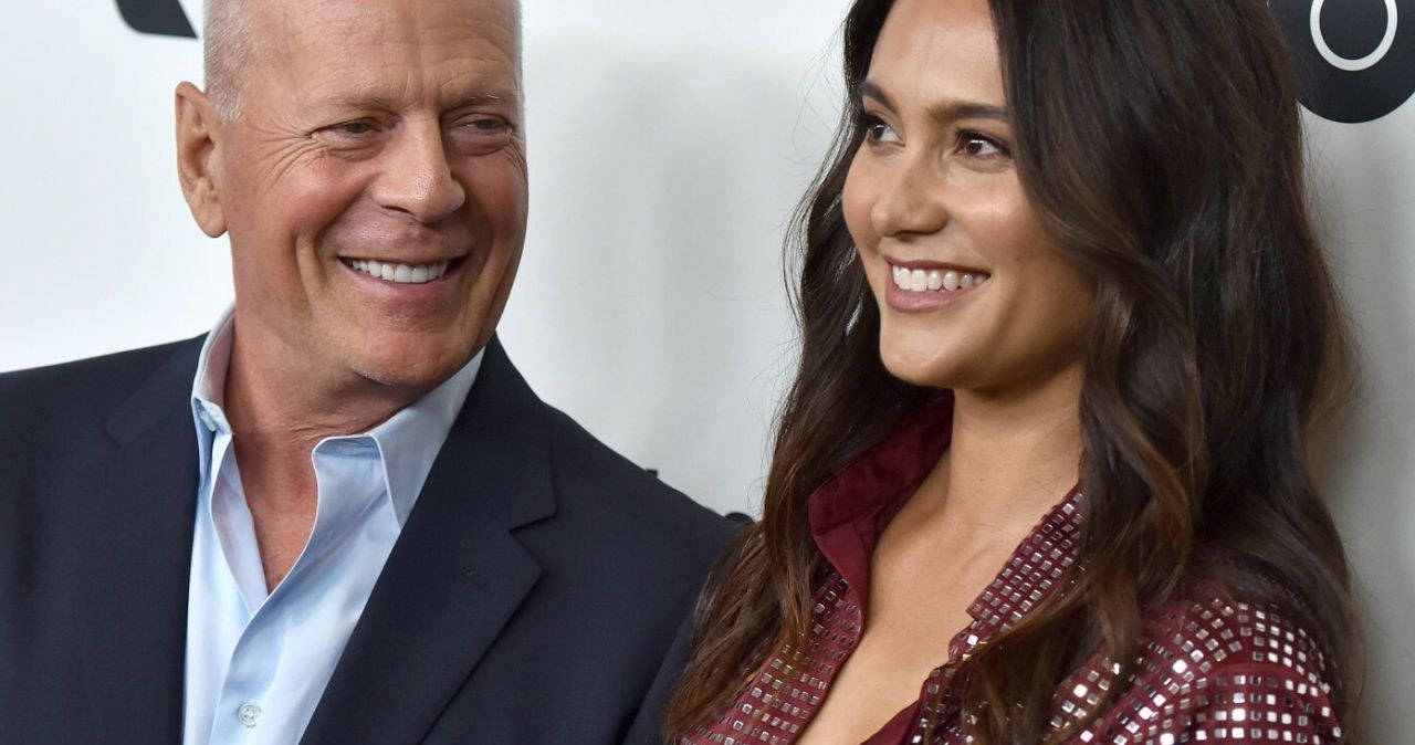 Bruce Willis z żoną Emmą Heming w 2019 roku /Anthony Behar/Sipa USA/East News /East News