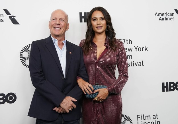 Bruce Willis z żoną Emma Heming Willis, zjd. z 2019 r. /JOHN ANGELILLO /PAP/Newscom