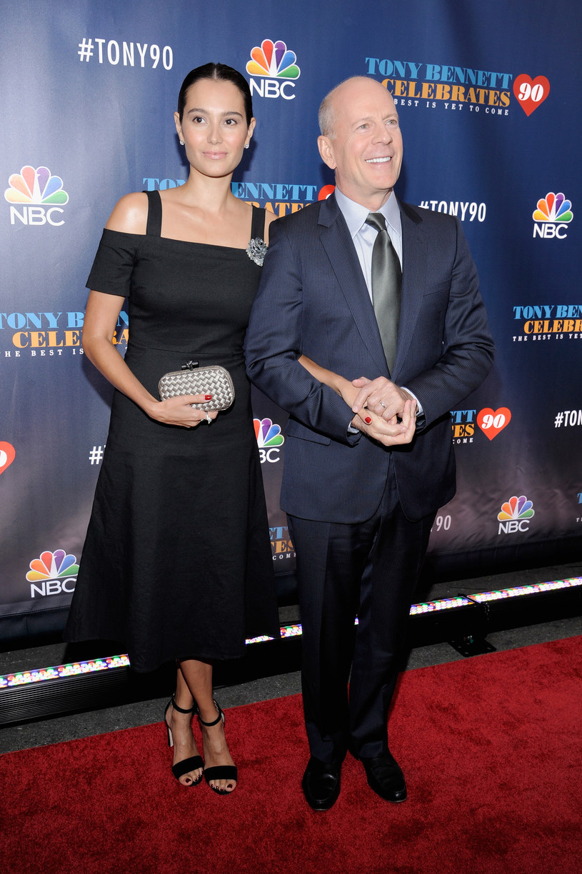 Bruce Willis z żoną /Matthew Eisman /Getty Images