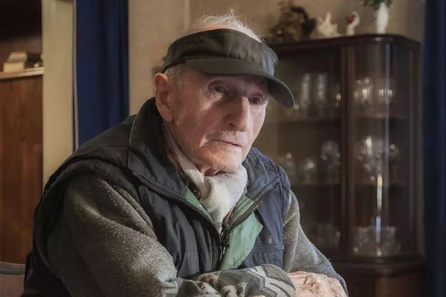 Brunon Zwarra w wieku 95 lat podczas jednego z wywiadów /Wojtek Ostrowski/Stowarzyszenie Biskupia Górka /