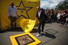 Bryan Adams odsłonił swoją gwiazdę w Alei Gwiazd RMF FM i Krakowa