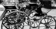 Bryczka motorowa Daimler/Maybach, 1886 r /Encyklopedia Internautica