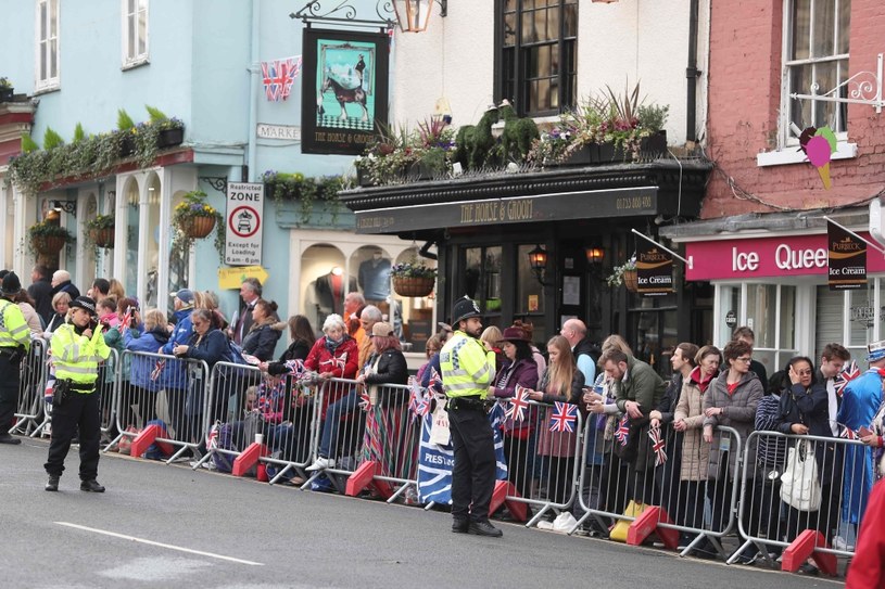 Brytyjczycy na ulicach Windsoru /Getty Images