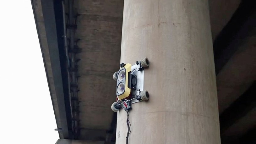 Brytyjczycy opracowali model robota, który wspina się po ścianach /Ferrari Press /East News