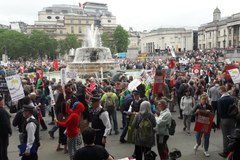 Brytyjczycy protestują przeciwko wizycie Trumpa 